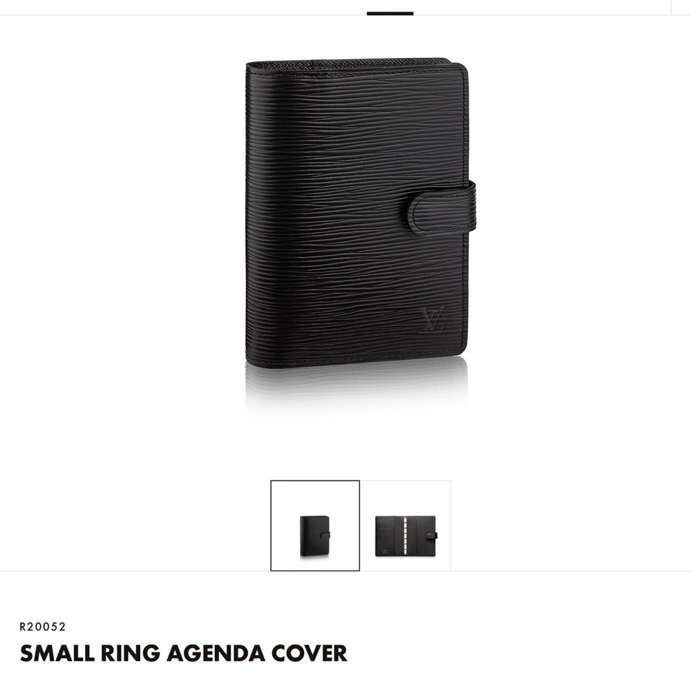Louis Vuitton Small Ring Agenda Cover Epi Leather